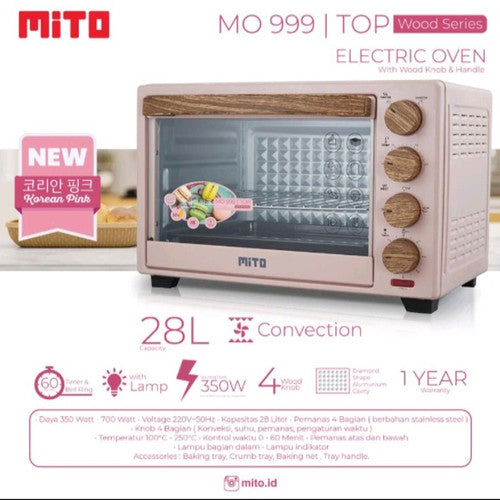 MITOCHIBA - OVEN LISTRIK 28Liter - Top MO-999(PINK)
