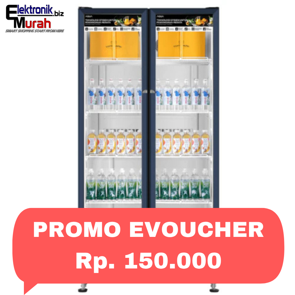 AQUA - SHOWCASE 2 PINTU (625L) - AQB-760FW