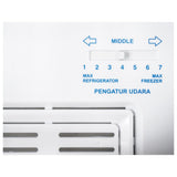 AQUA - KULKAS 2 PINTU SMALL (220L) - AQR-D275R(BD)