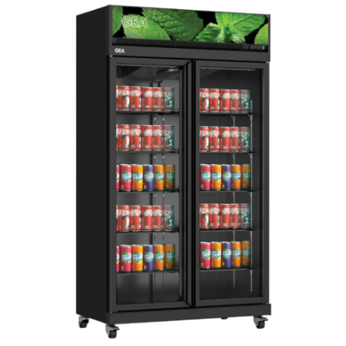 GEA/GETRA - SHOWCASE 2 PINTU 770L - EXPO-770 IC BLACK