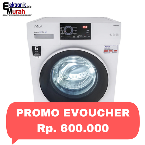 AQUA - MESIN CUCI FRONT LOADING 08.5KG - FQW-850829QD