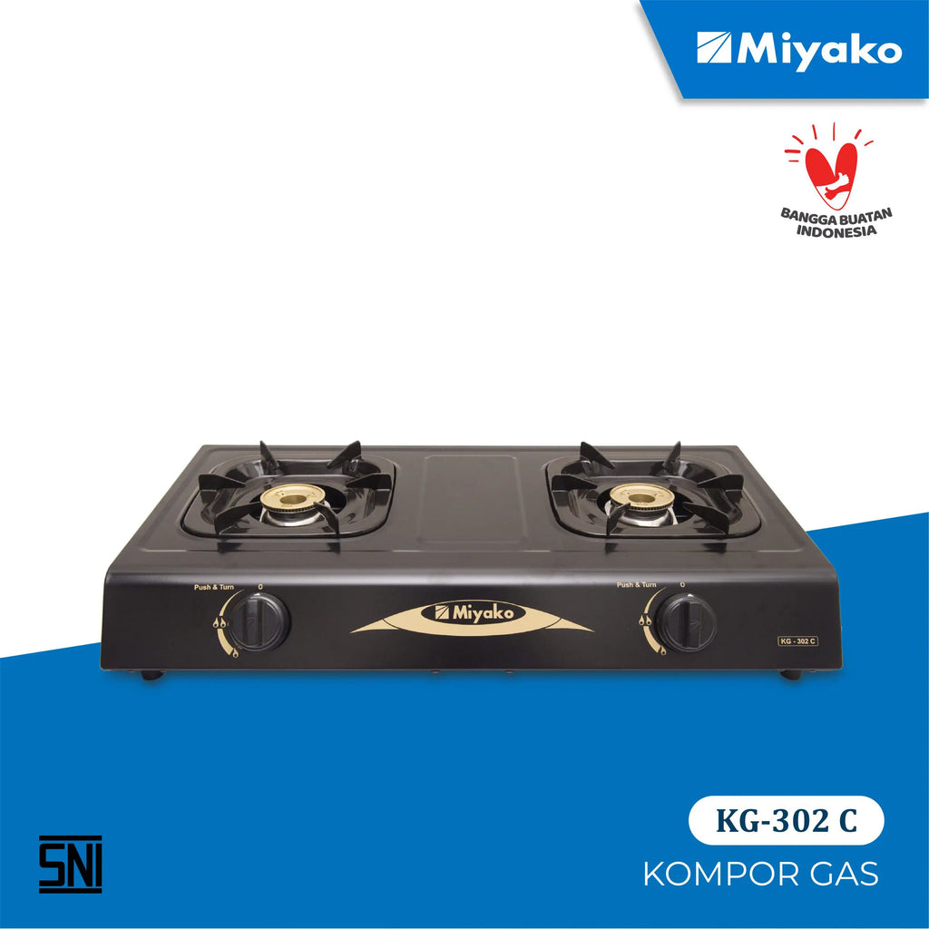 MIYAKO - KOMPOR GAS 2 TUNGKU - KG-302C