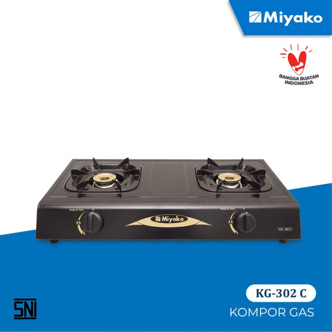 MIYAKO - KOMPOR GAS 2 TUNGKU - KG-302C