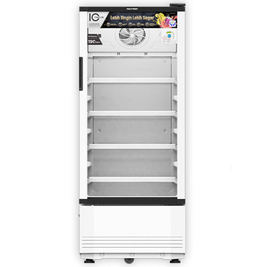 POLYTRON - SHOWCASE 1 PINTU 190L - SCN-190