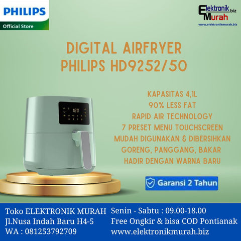 PHILIPS - AIR FRYER 4.1Liter - HD-9252/50