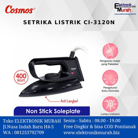 COSMOS - SETRIKA LISTRIK - CI-3120N