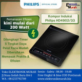 PHILIPS - KOMPOR INDUKSI PORTABLE - HD4902