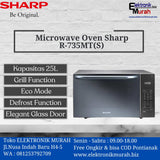 SHARP - MICROWAVE OVEN 25Liter - R-735MT-S