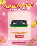 WINN GAS  - KOMPOR GAS 2 TUNGKU - W388 (GREEN)