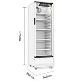 POLYTRON - SHOWCASE 1 PINTU 280L - SCN-280