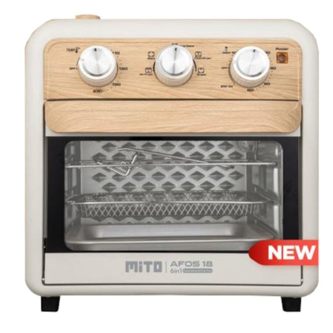 MITO - AIR FRYER OVEN 18Liter - AFOS18(CREME WOOD)
