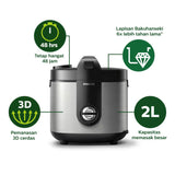 PHILIPS - RICE COOKER MANUAL 2.0Liter - HD3138/33