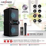 ADVANCE - SPEAKER AKTIF 8" - K8D