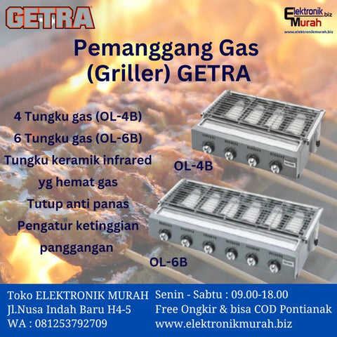 GEA/GETRA - GRILLER PEMANGGANG - OL-4B