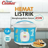COSMOS - RICE COOKER MANUAL 1.8 Liter - CRJ-3301NC