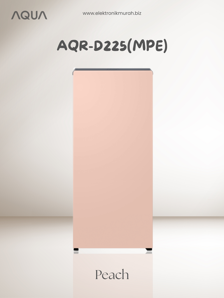 AQUA - KULKAS 1 PINTU (180L) - AQR-D225(MPE/MBE/MME)