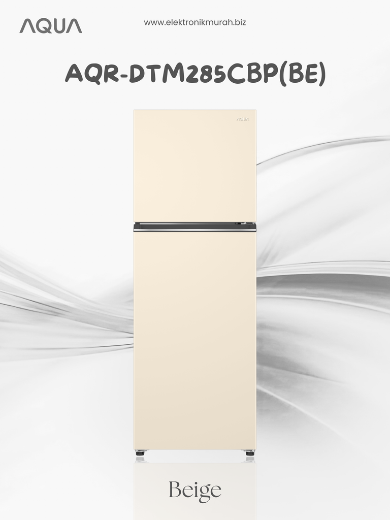 AQUA - KULKAS 2 PINTU SMALL (225L) - AQR-DTM285CBP(PE/BE/ME)