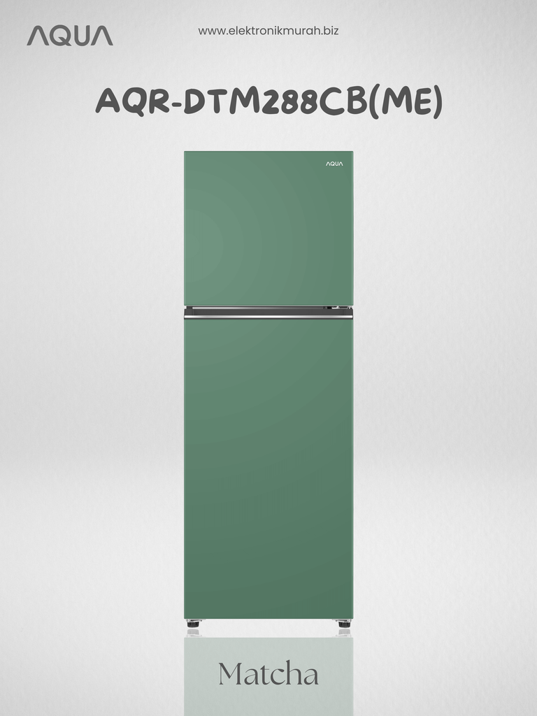 AQUA - KULKAS 2 PINTU SMALL (225L) - AQR-DTM288CB(BE/ME)
