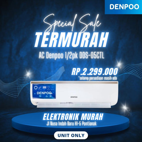 DENPOO - AC SPLIT STANDARD 1/2PK - DDS-05CTL-32