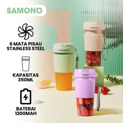 SAMONO - BLENDER PLASTIK PORTABLE 0.35 Liter - SWY9