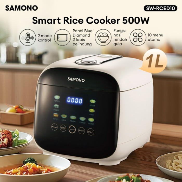 SAMONO - RICE COOKER DIGITAL 1Liter - SW-RCRD10