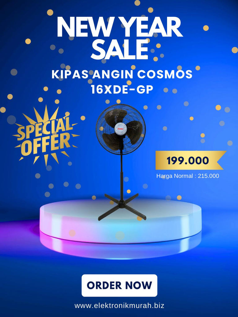COSMOS - KIPAS ANGIN STAND FAN 16" - 16-XDE-GP