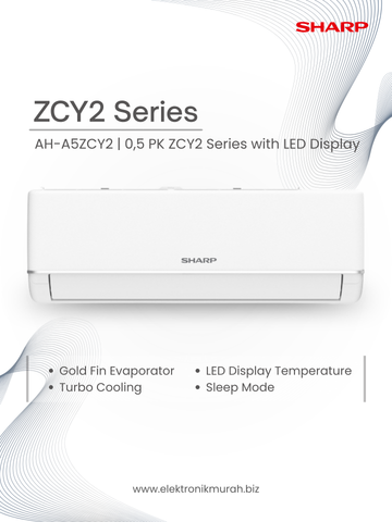SHARP - AC SPLIT STANDARD 1/2PK - AH-A5ZCY2