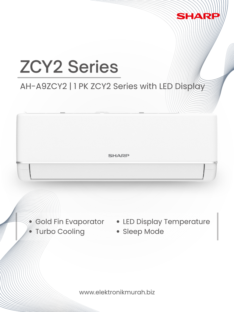 SHARP - AC SPLIT STANDARD 1PK - AH-A9ZCY2