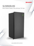 SHARP - KULKAS 1 PINTU (166L) - SJ-N183N-HS