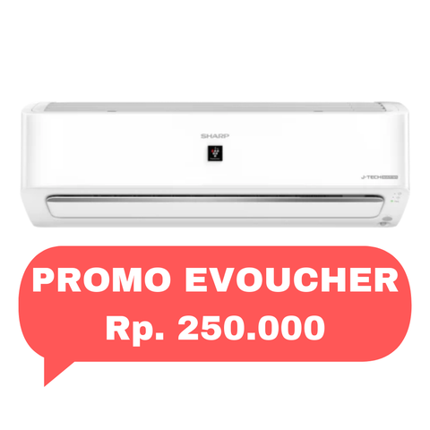 SHARP - AC SPLIT INVERTER 1PK - AH-XP10YHY