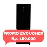 AQUA - KULKAS 2 PINTU BIG (317L) - AQR-320RBG(BK)