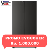 AQUA - KULKAS SIDE BY SIDE (630L) - AQR-695IM(GB)