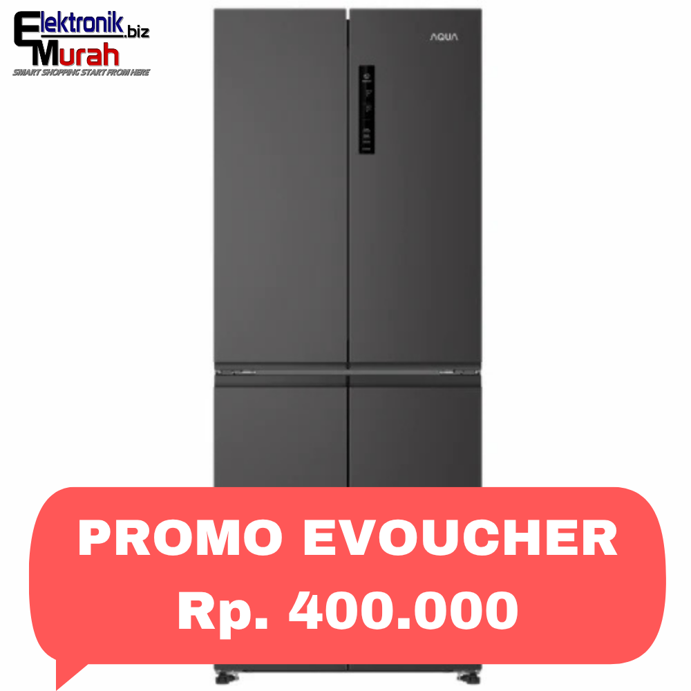 AQUA - KULKAS MULTI DOOR (406L) - AQR-CTD506RGC(MB)