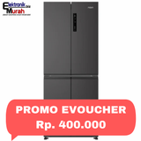 AQUA - KULKAS MULTI DOOR (406L) - AQR-CTD506RGC(MB)