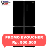 AQUA - KULKAS SIDE BY SIDE (456L) - AQR-IG525AM(GB)