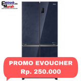 AQUA -KULKAS MULTI DOOR (456L) - AQR-TTD546RBG(CL)