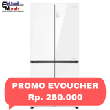 AQUA -KULKAS MULTI DOOR (456L) - AQR-TTD546RBG(WT)