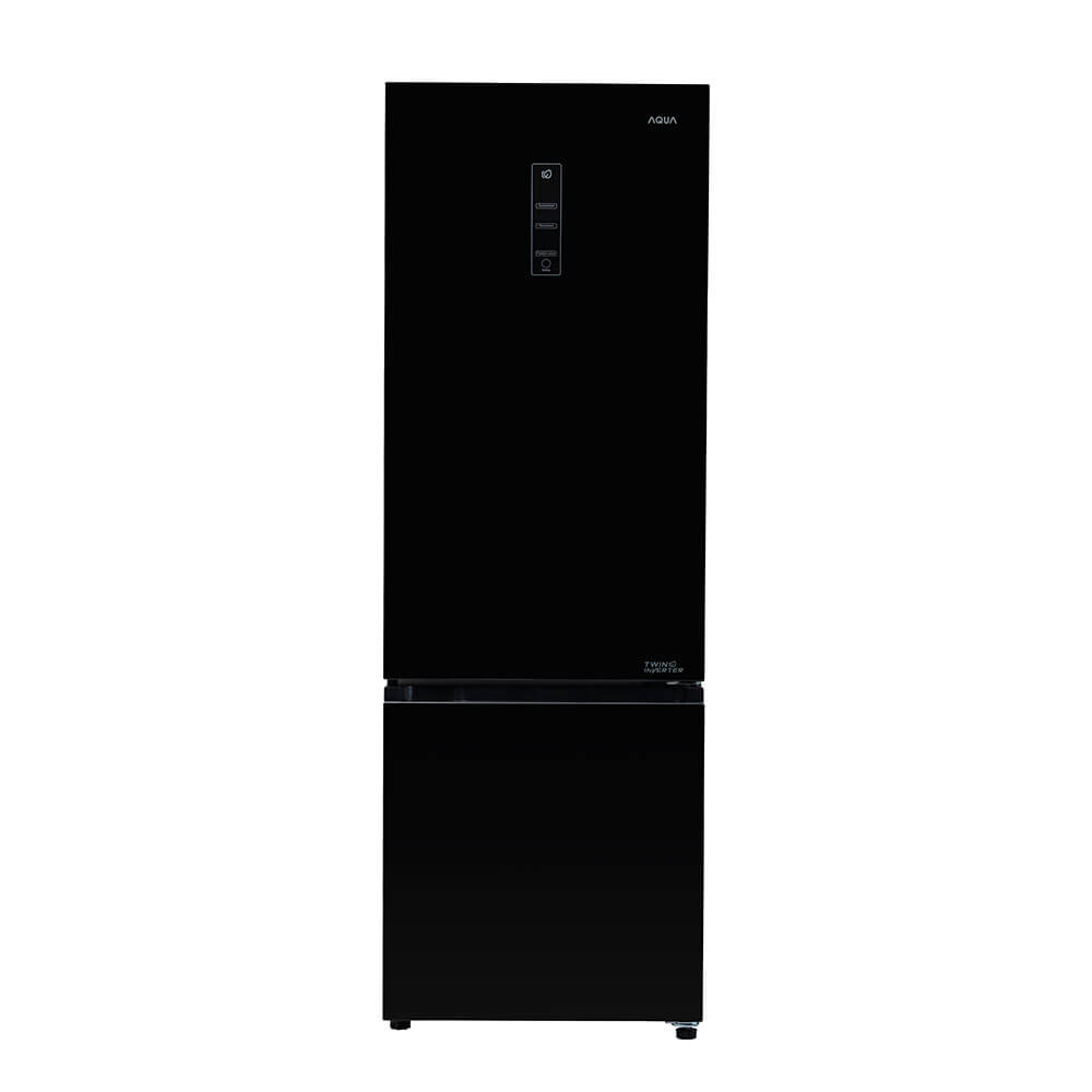 AQUA - KULKAS 2 PINTU BIG (317L) - AQR-320RBG(BK)