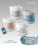 PHILIPS - RICE COOKER MANUAL 1.8Liter - HD-3003 4 COLOUR