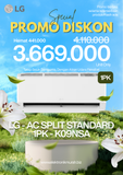 LG - AC SPLIT STANDARD 1PK - K09NSA (PROMO)
