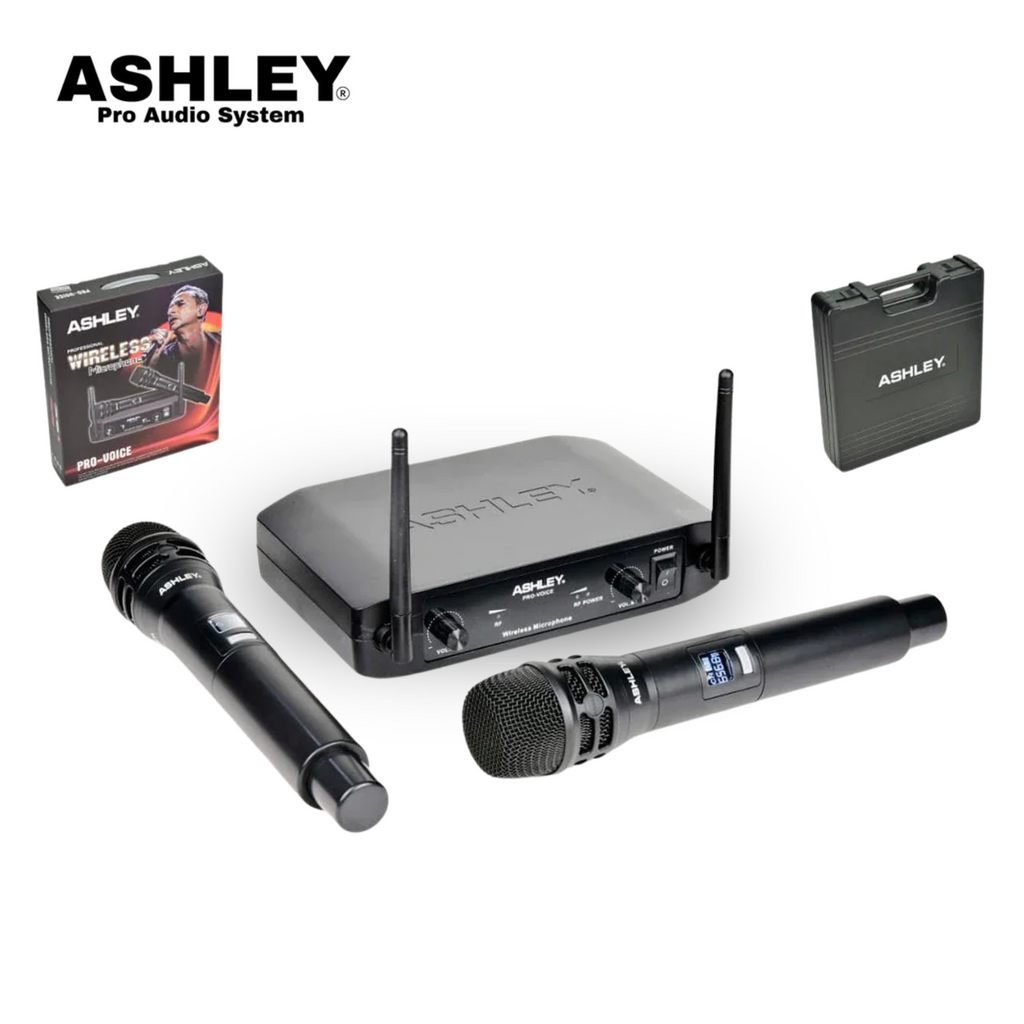 ASHLEY - PROFESSIONAL MICROPHONE WIRELESS  - PRO VOICE