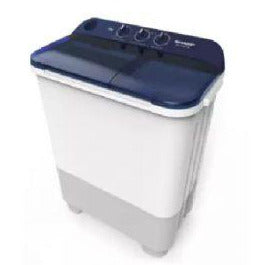 SHARP - MESIN CUCI TWIN TUB/MANUAL 06KG - ES-T65NT-BL