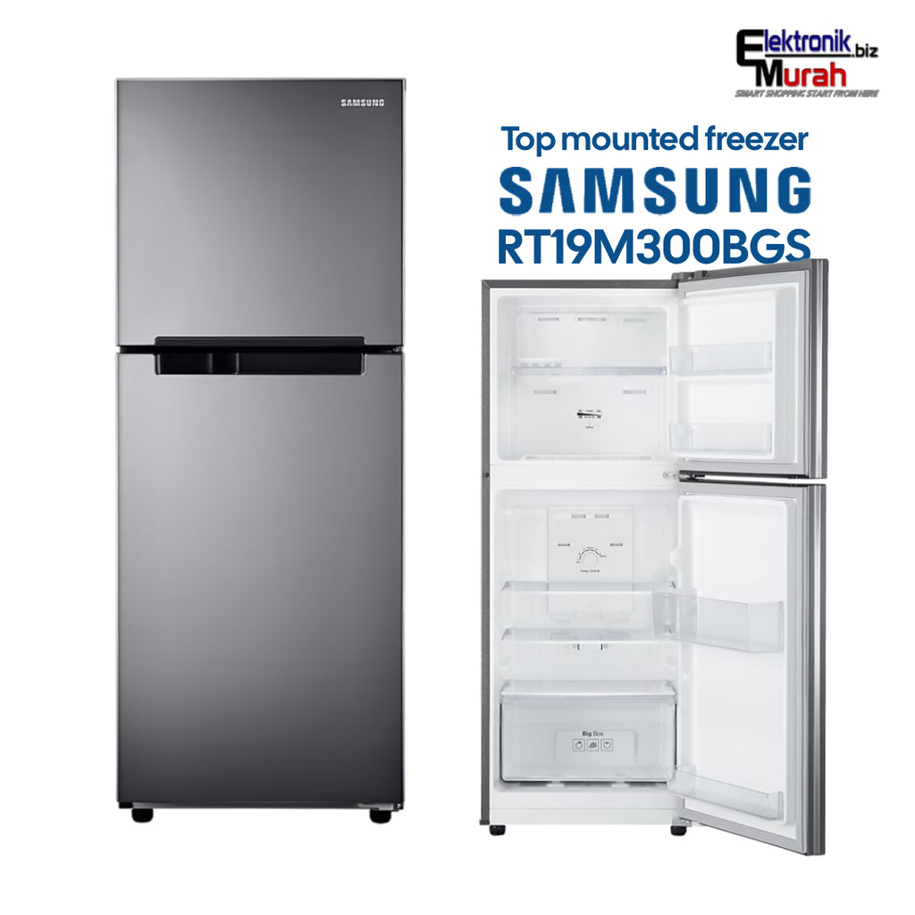 SAMSUNG - KULKAS 2 PINTU SMALL (203L) - RT19M300BGS**