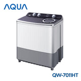 AQUA - MESIN CUCI TWIN TUB/MANUAL 07KG - QW-7011HT