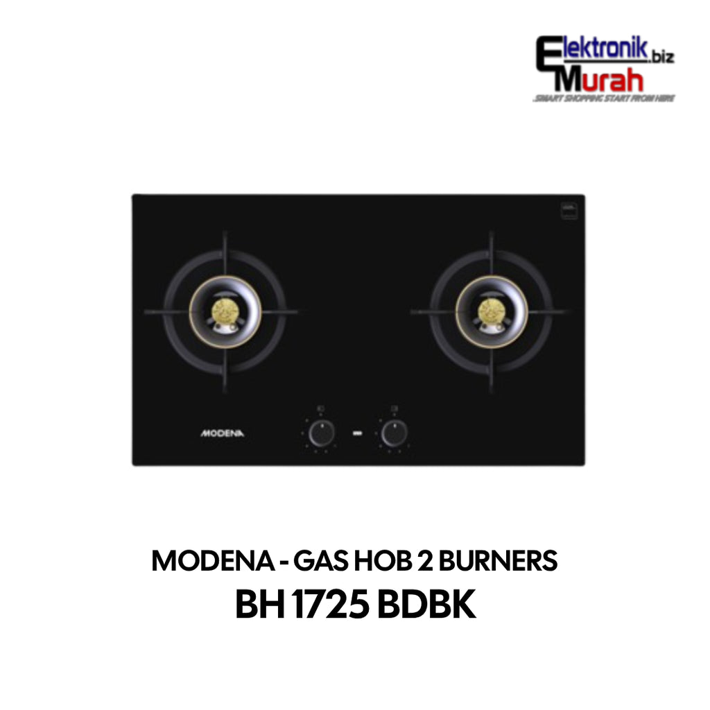 MODENA - GAS HOB 2 TUNGKU - BH-1725-BDBK