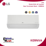 LG - AC SPLIT INVERTER DUALCOOL 1PK - K09NVA