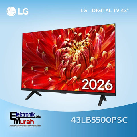 LG - LED TV 43" DIGITAL TV FHD - 43LB5500PSC