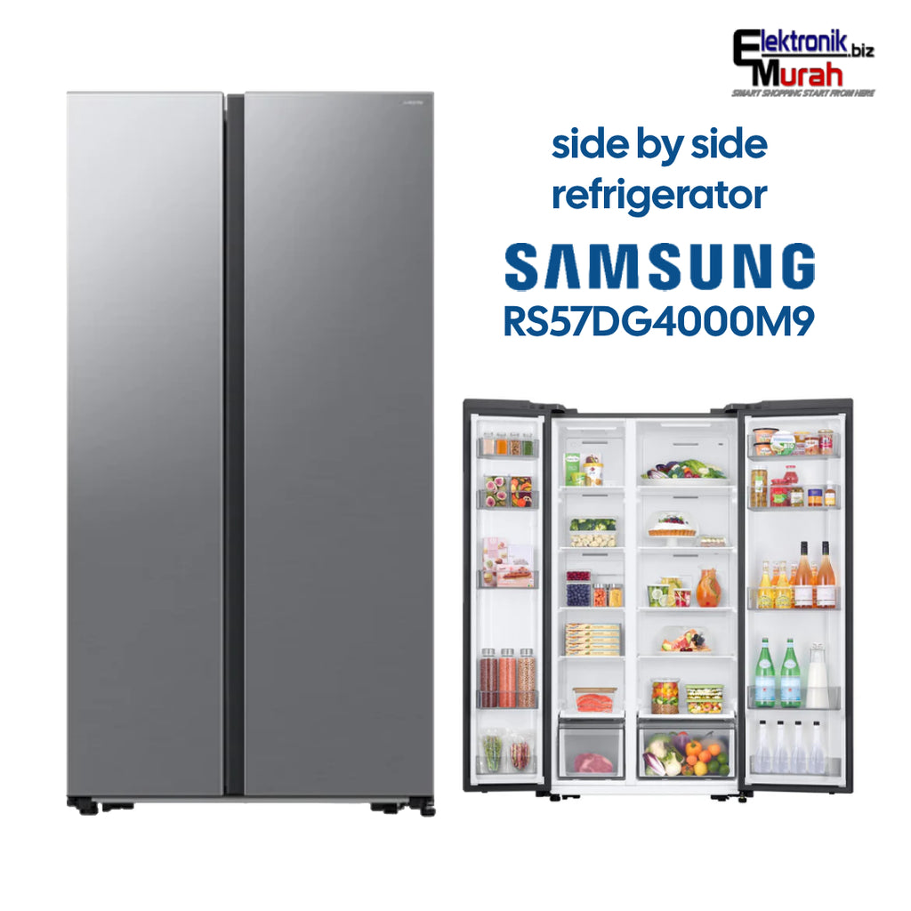 SAMSUNG - KULKAS SIDE BY SIDE (583L) - RS57DG4000M9
