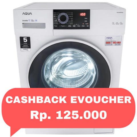 AQUA - MESIN CUCI FRONT LOADING 07KG - FQW-700829QD