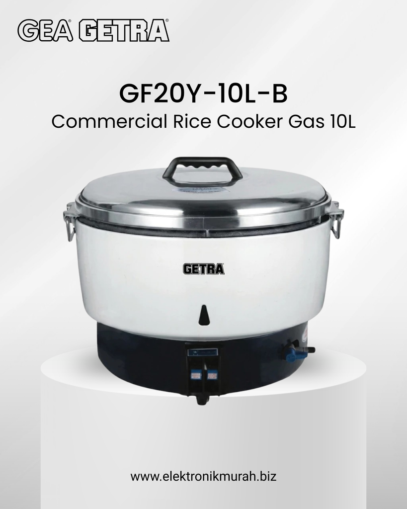 GETRA - COMMERCIAL RICE COOKER GAS 10L - GF20Y-10L-B